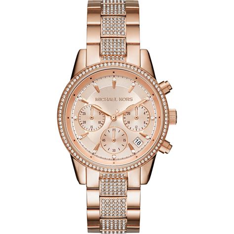 reloj michael kors ritz mk6485 elektra|michael kors stainless steel watch.